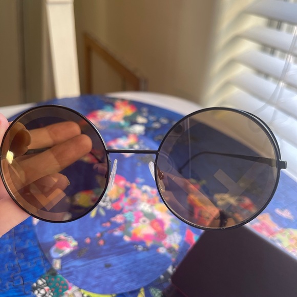 Fendi logo round sunglasses - Picture 7 of 7